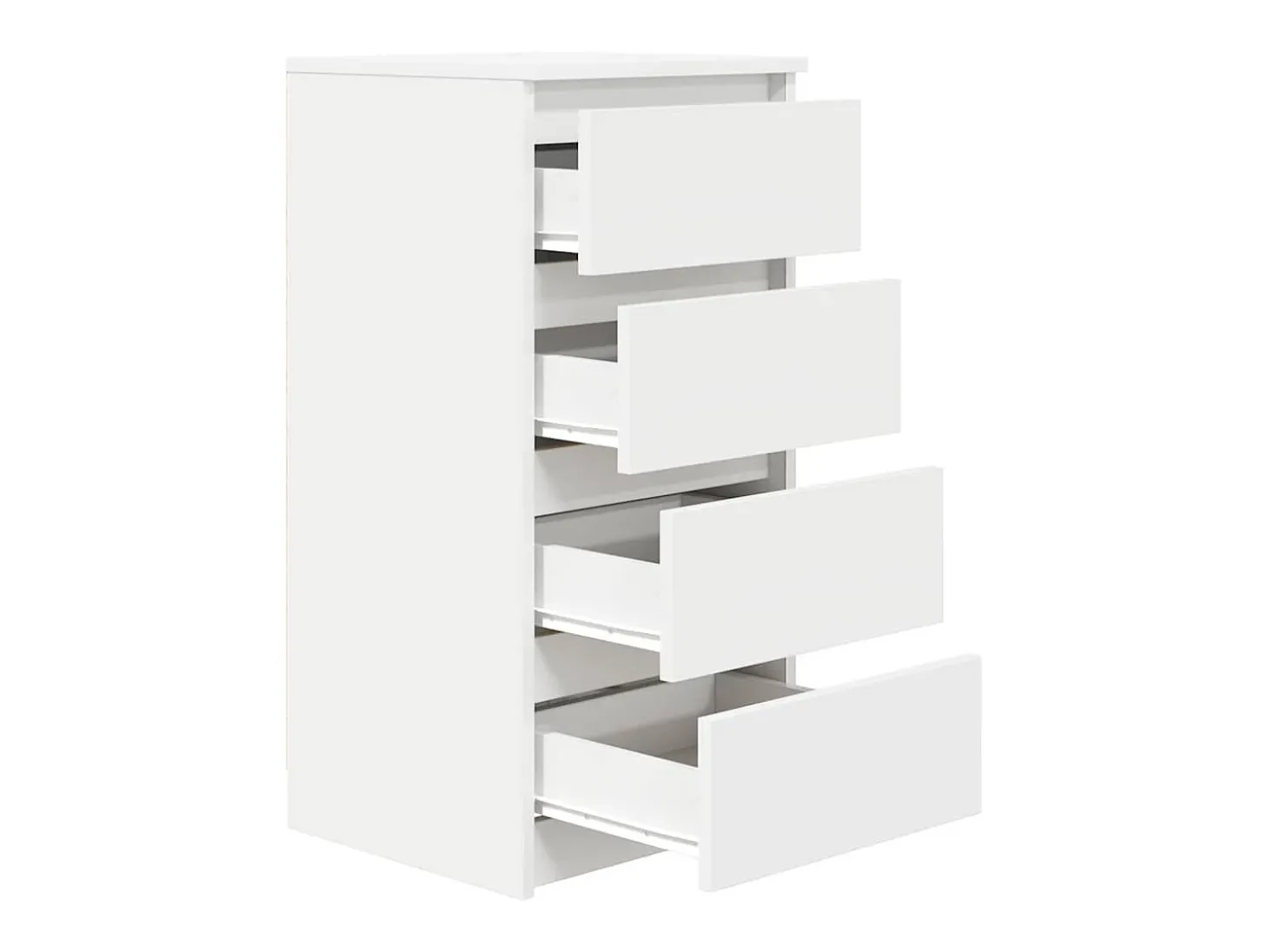 Aparador blanco 37,5x35x76 cm madera de ingeniería