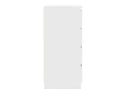 Aparador blanco 37,5x35x76 cm madera de ingeniería