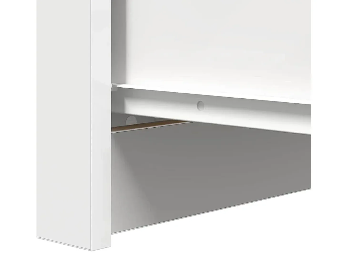 Aparador blanco 37,5x35x76 cm madera de ingeniería