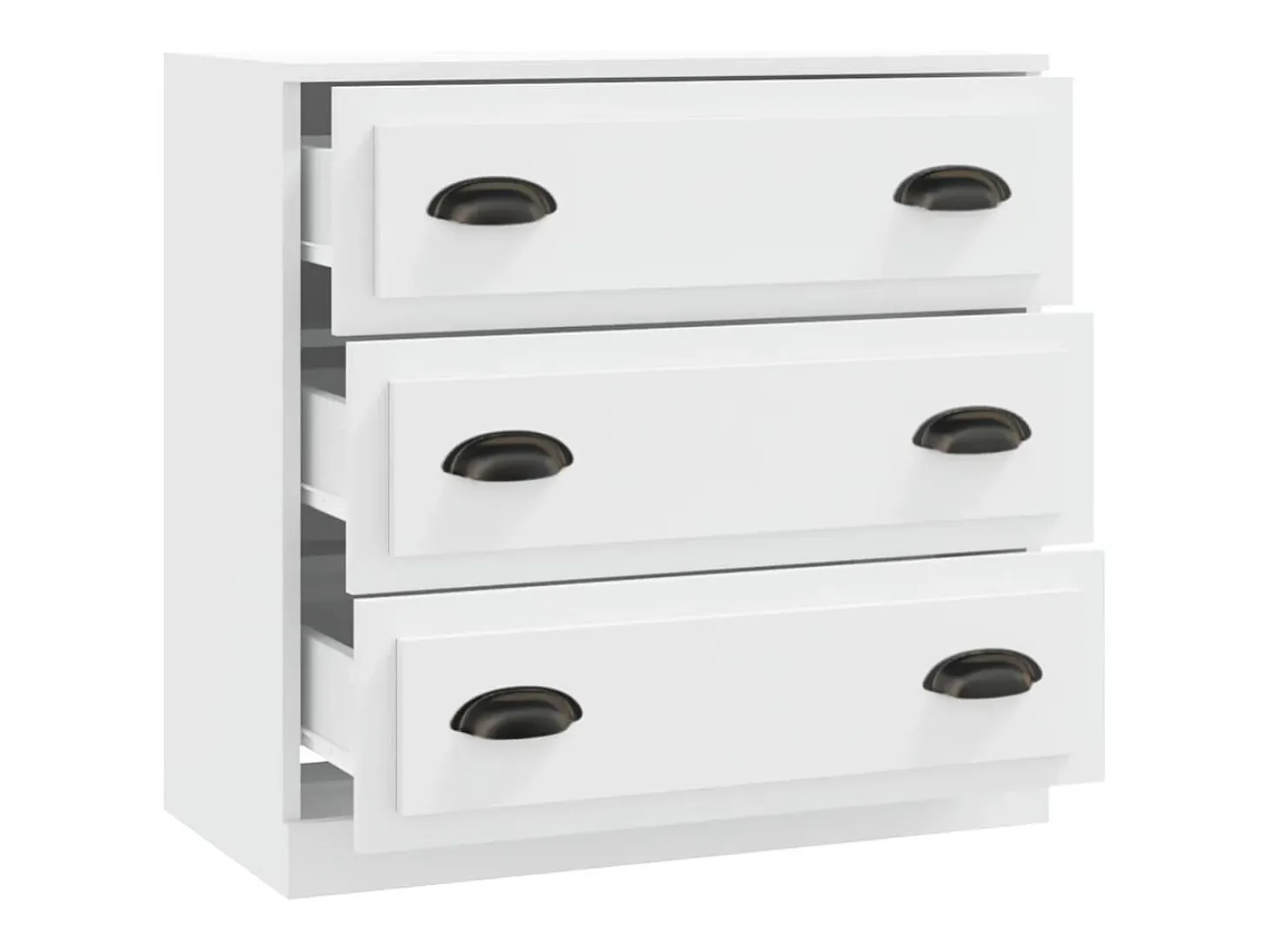 Aparador blanco 70x35,5x67,5 cm madera de ingeniería