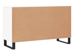 Aparador blanco 100x36x60 cm madera de ingeniería