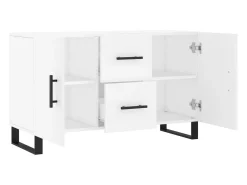 Aparador blanco 100x36x60 cm madera de ingeniería