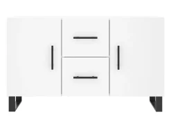 Aparador blanco 100x36x60 cm madera de ingeniería