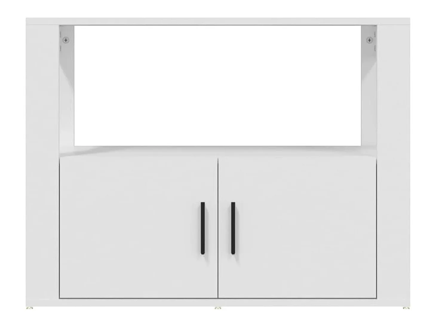 Aparador Blanco 80x30x60 cm Madera de Ingeniería