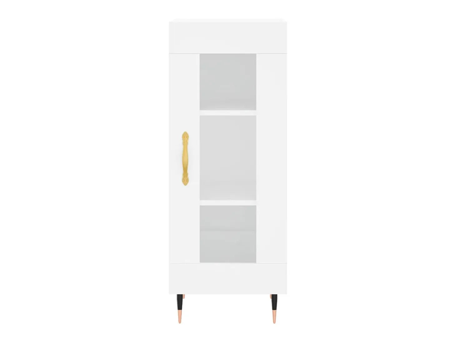 Aparador blanco 34,5x34x90 cm madera de ingeniería