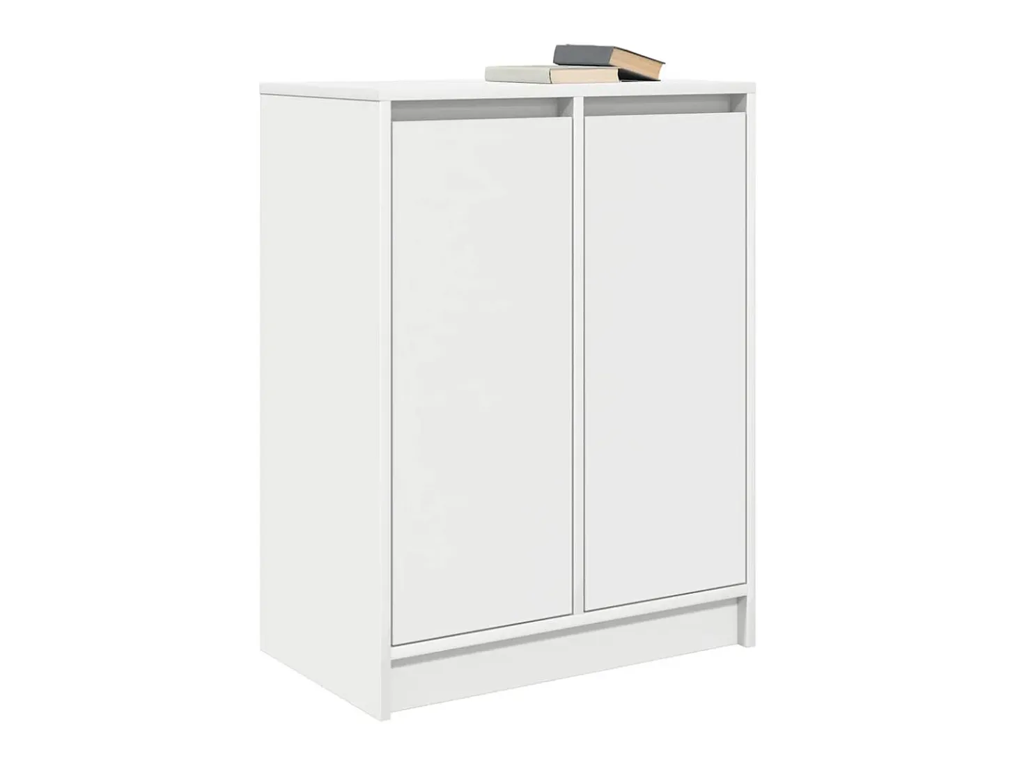 Aparador blanco 57x34x76 cm madera de ingeniería