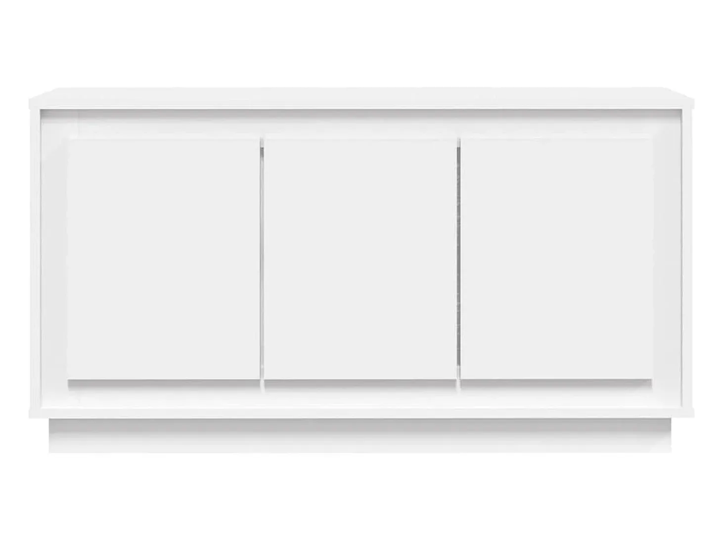 Aparador blanco 102x35x55 cm madera de ingeniería