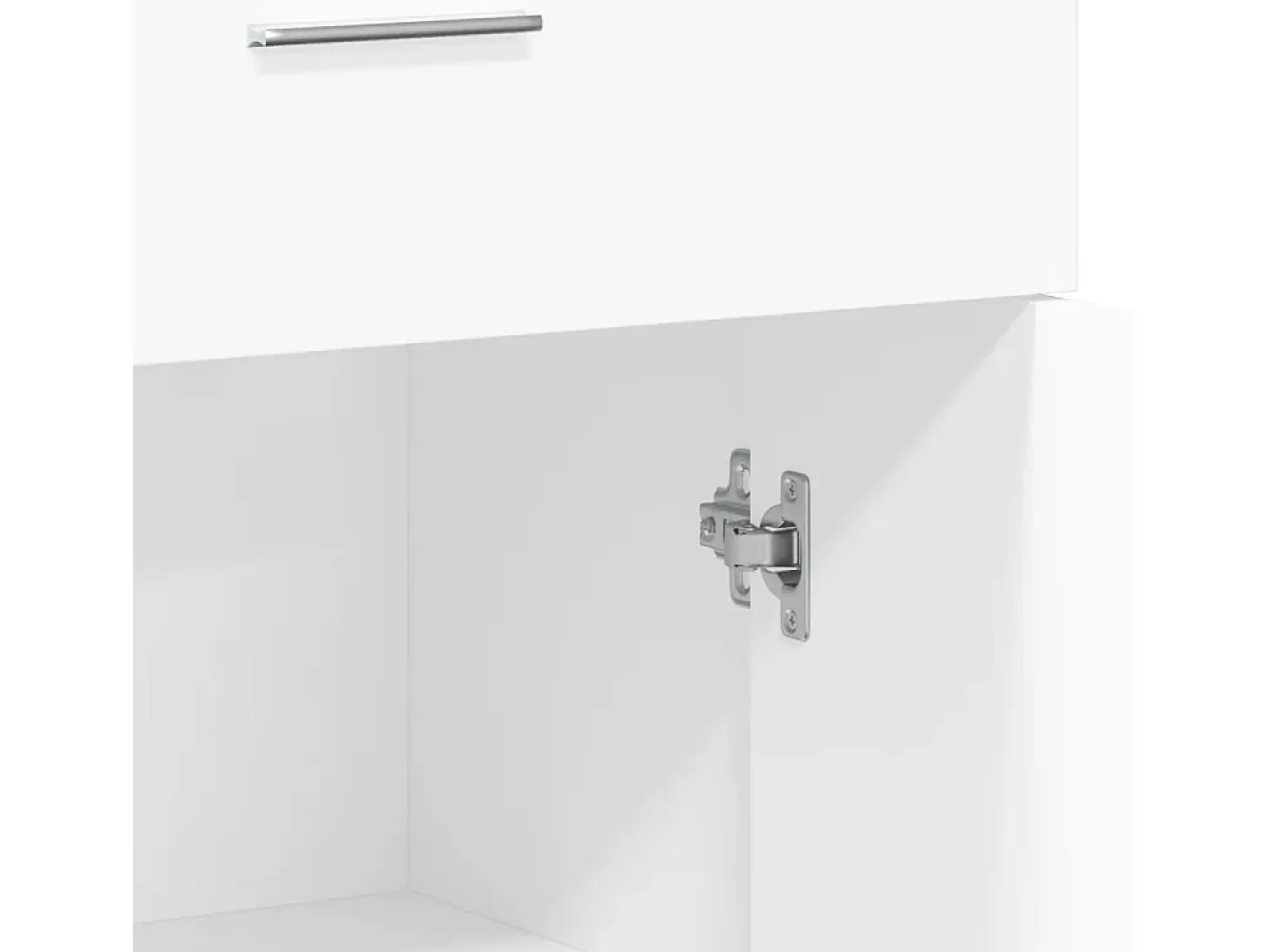 Aparador blanco 60x30x84 cm madera contrachapada