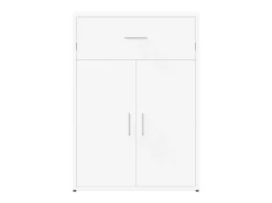 Aparador blanco 60x30x84 cm madera contrachapada