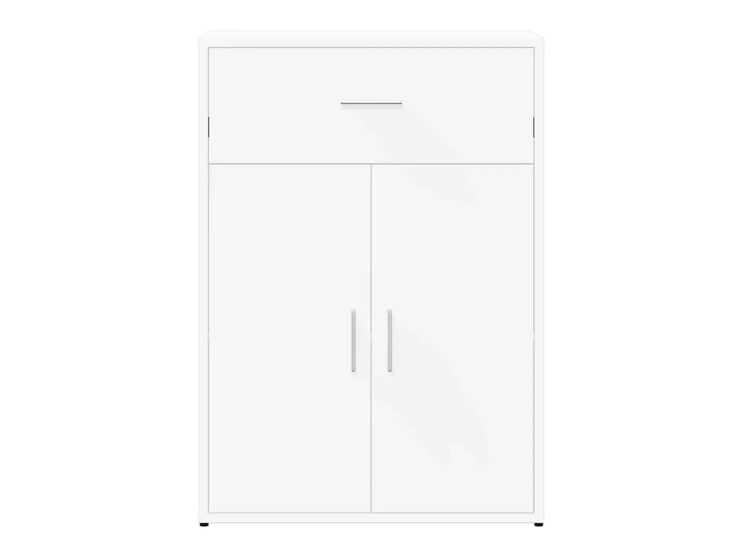 Aparador blanco 60x30x84 cm madera contrachapada