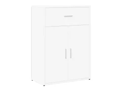 Aparador blanco 60x30x84 cm madera contrachapada