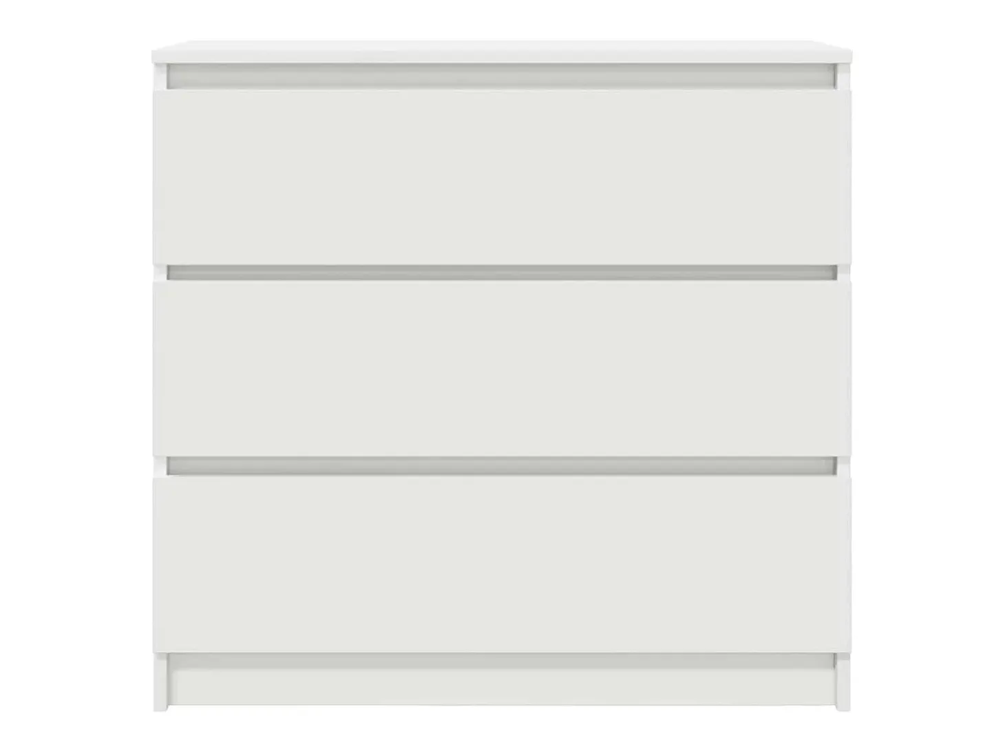Aparador blanco 80x35x76 cm madera contrachapada