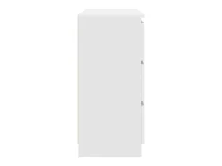Aparador blanco 80x35x76 cm madera contrachapada
