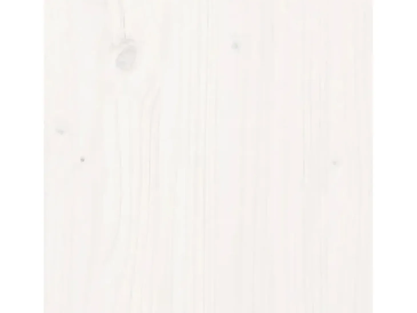 Aparador Blanco 100x40x75 cm Madera Maciza de Pino