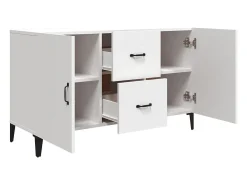 Aparador blanco 100x36x60 cm madera de ingeniería