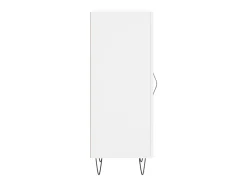 Aparador blanco 34,5x34x90 cm madera de ingeniería