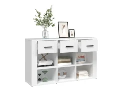 Aparador Blanco 100x30x59,5 cm Madera de Ingeniería