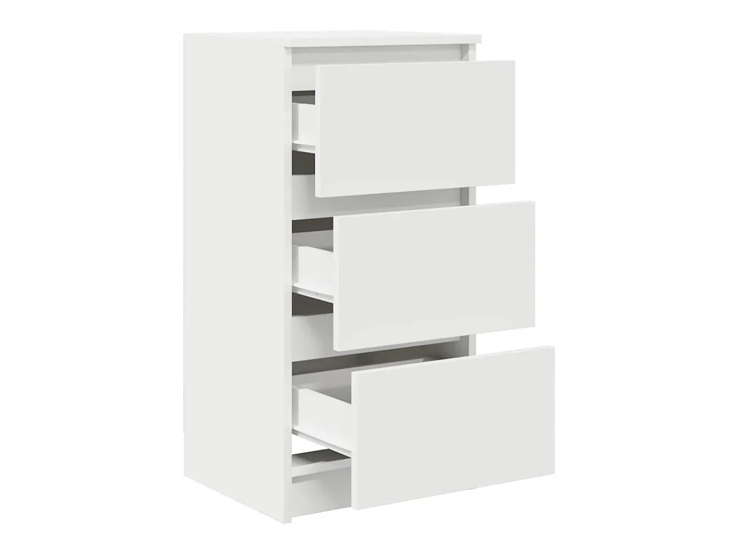 Aparador blanco 37,5x35x76 cm madera de ingeniería