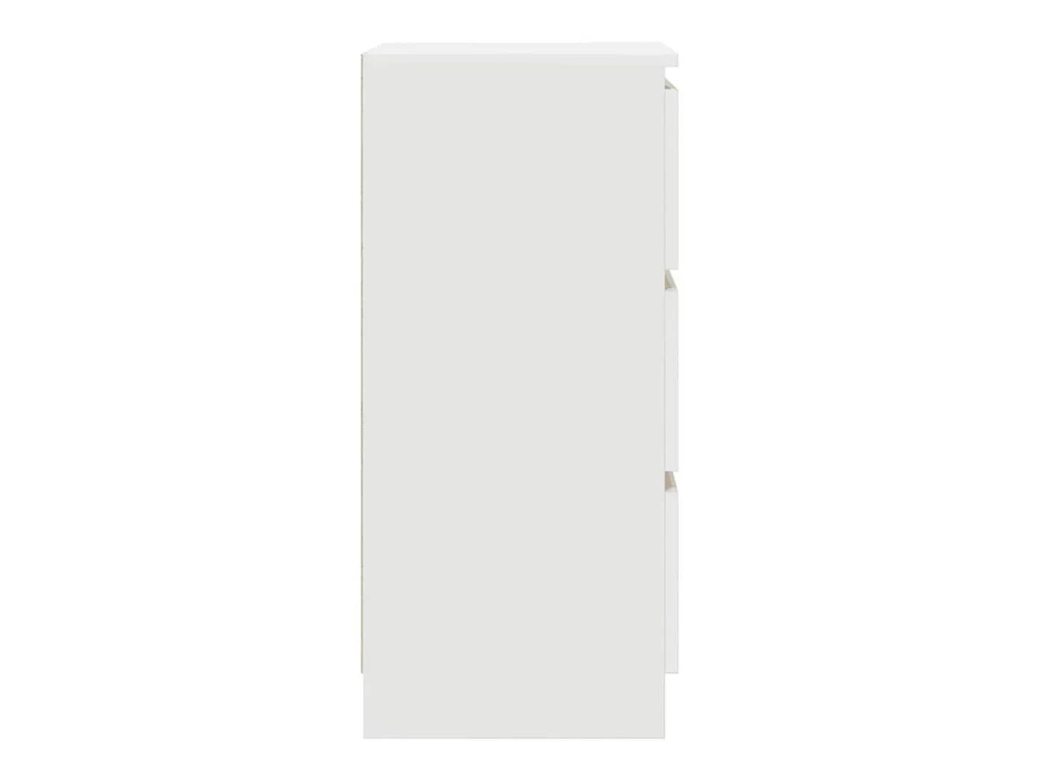 Aparador blanco 37,5x35x76 cm madera de ingeniería