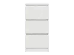 Aparador blanco 37,5x35x76 cm madera de ingeniería