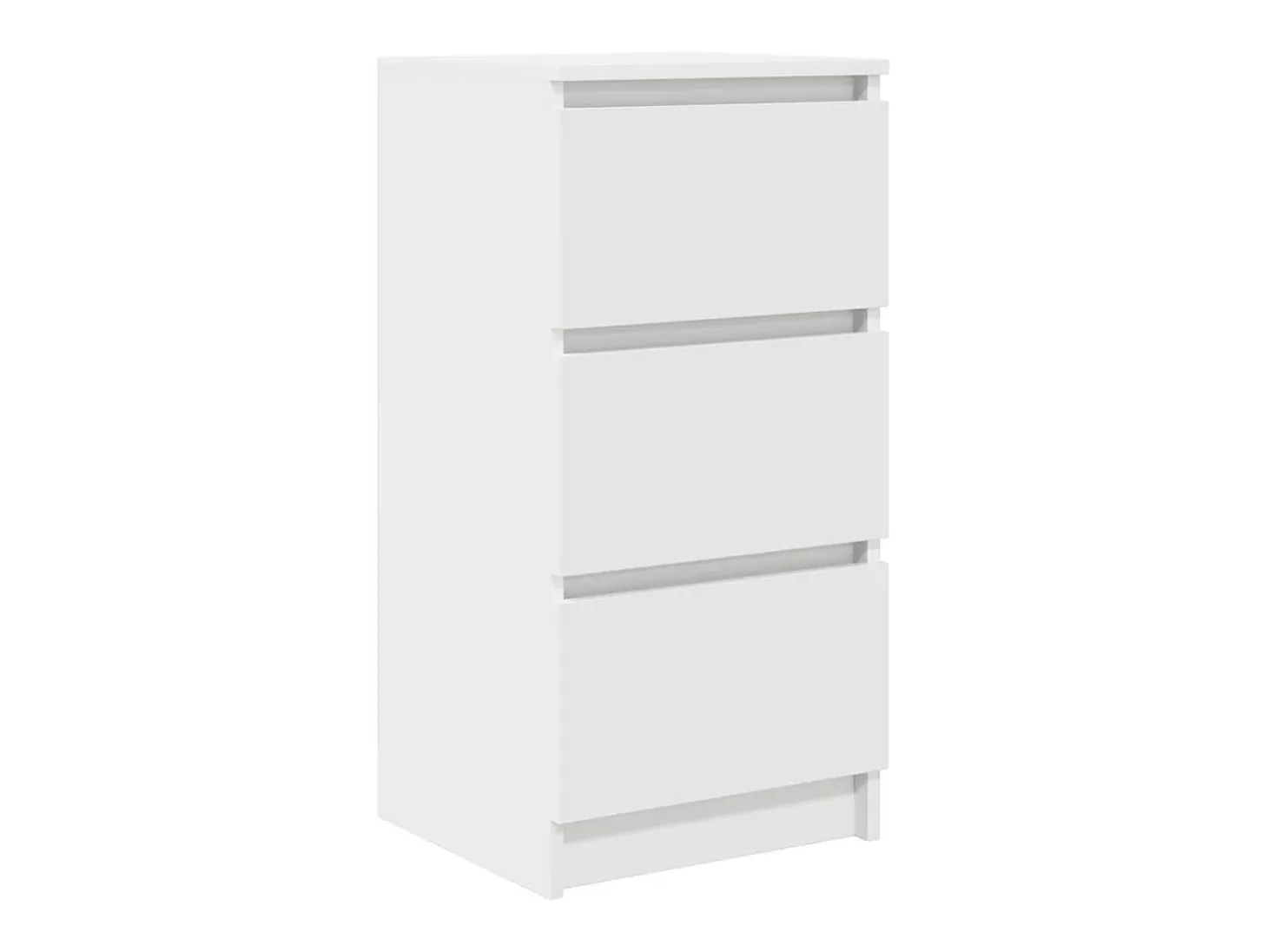 Aparador blanco 37,5x35x76 cm madera de ingeniería