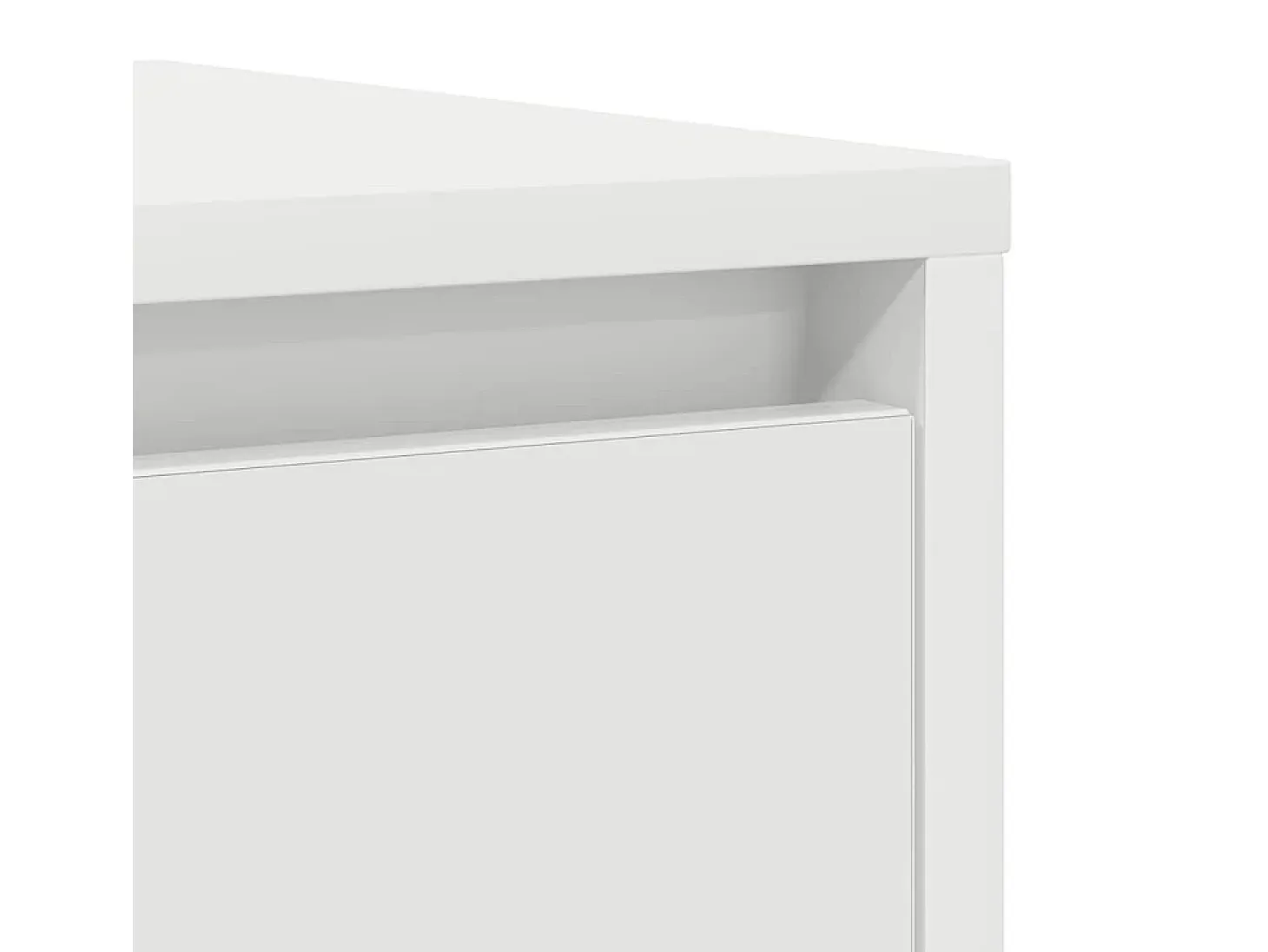 Aparador blanco 29,5x34x76 cm madera de ingeniería