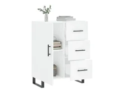 Aparador blanco 69,5x34x90 cm madera de ingeniería