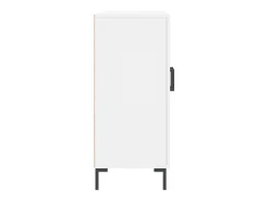 Aparador blanco 90x34x80 cm madera contrachapada