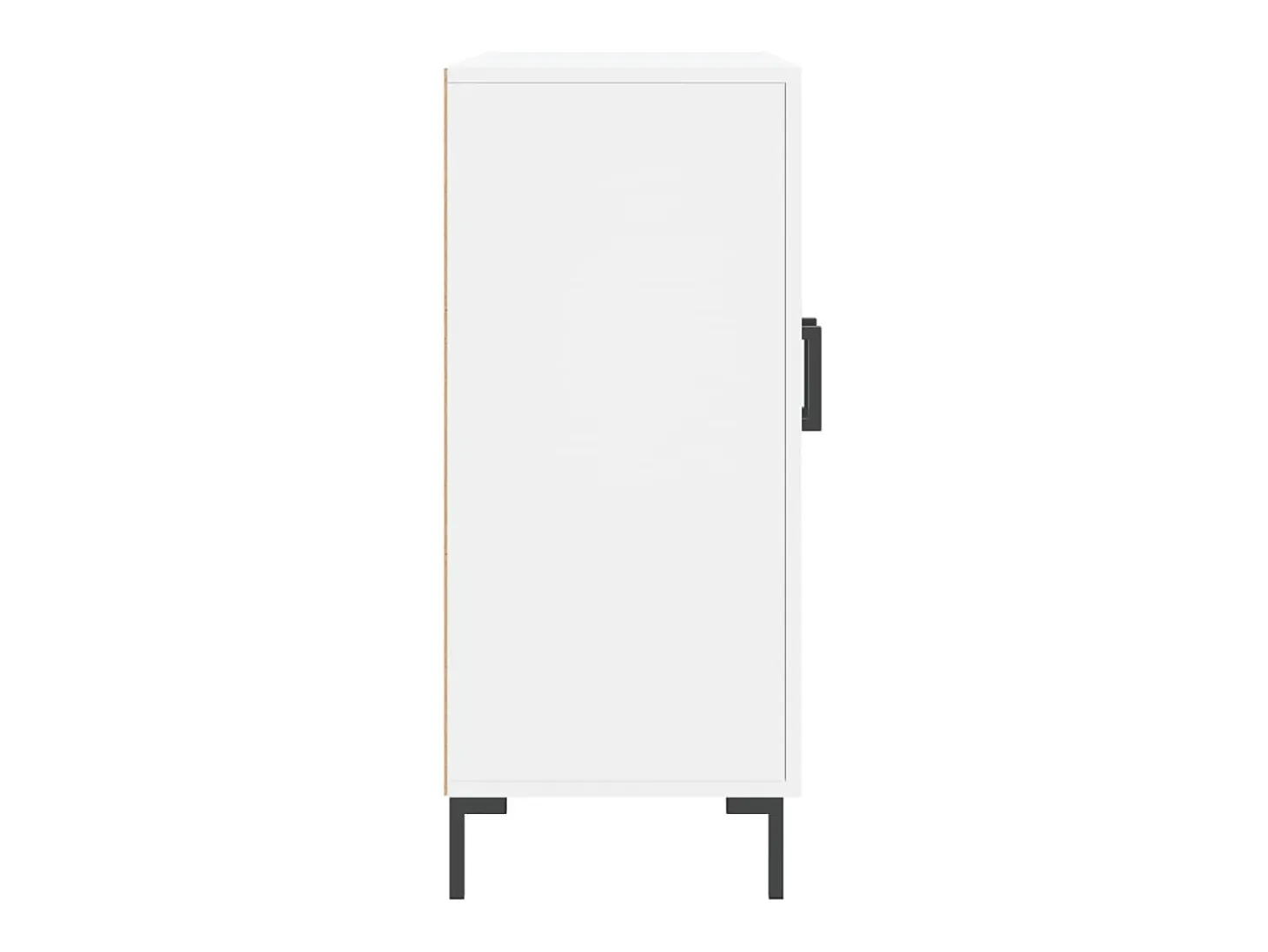 Aparador blanco 90x34x80 cm madera contrachapada