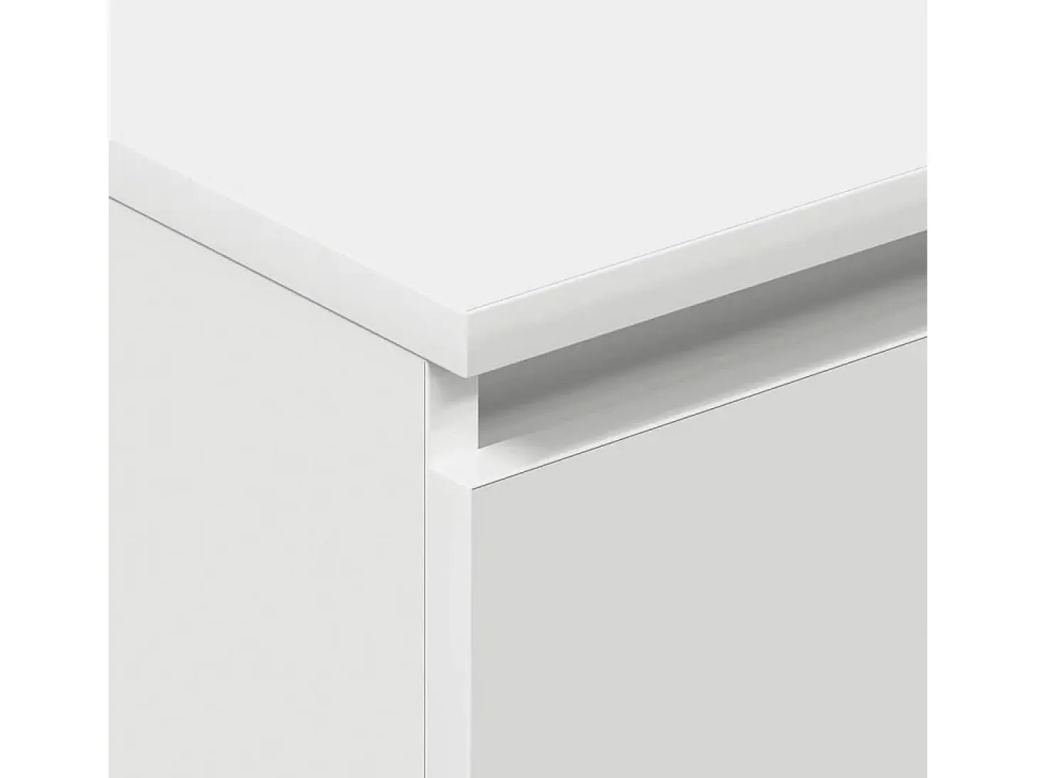 Aparador Blanco 60x35x98,5 cm Madera de Ingeniería