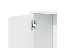 Aparador blanco 60x31x70 cm madera contrachapada