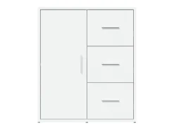 Aparador blanco 60x31x70 cm madera contrachapada
