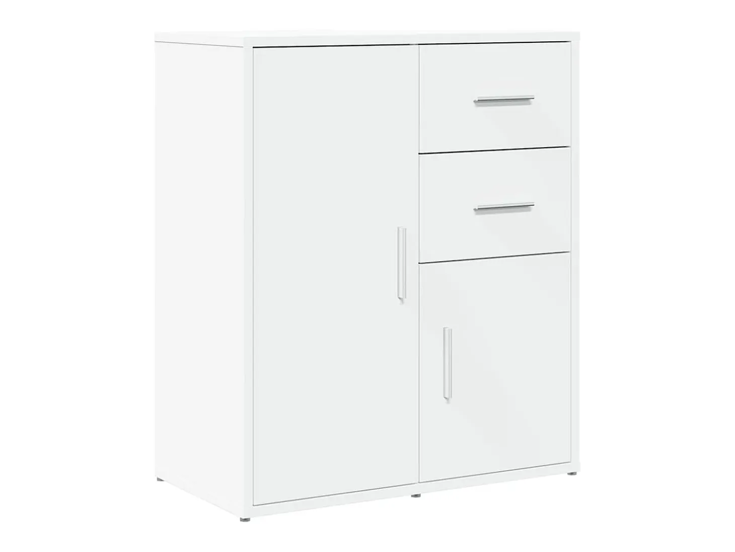 Aparador blanco 60x31x70 cm madera contrachapada