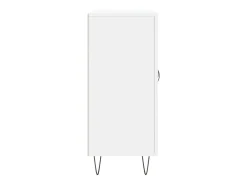 Aparador blanco 90x34x80 cm madera contrachapada