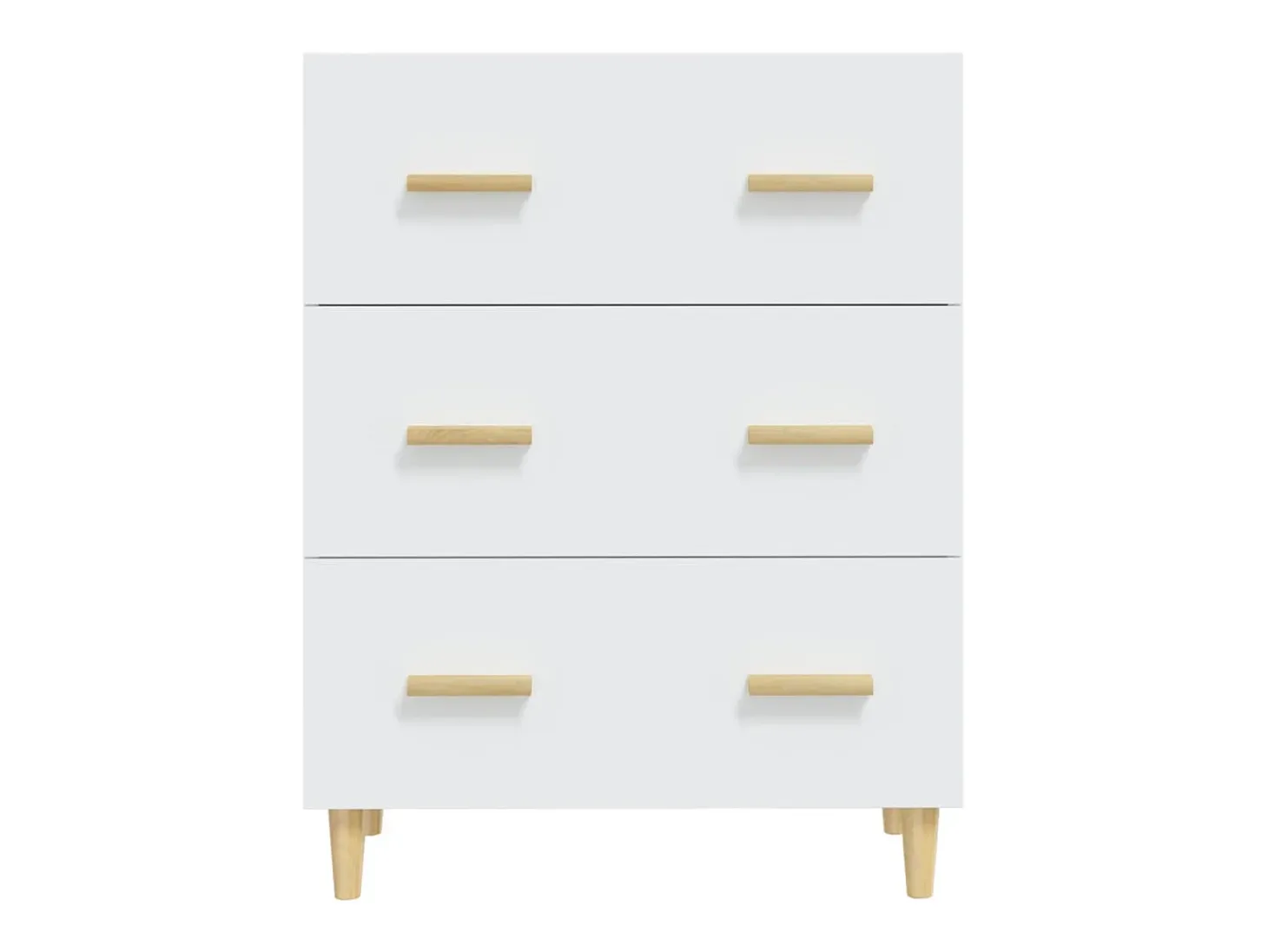 Aparador Blanco 70x34x90 cm Madera de Ingeniería