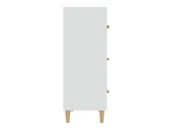 Aparador Blanco 70x34x90 cm Madera de Ingeniería