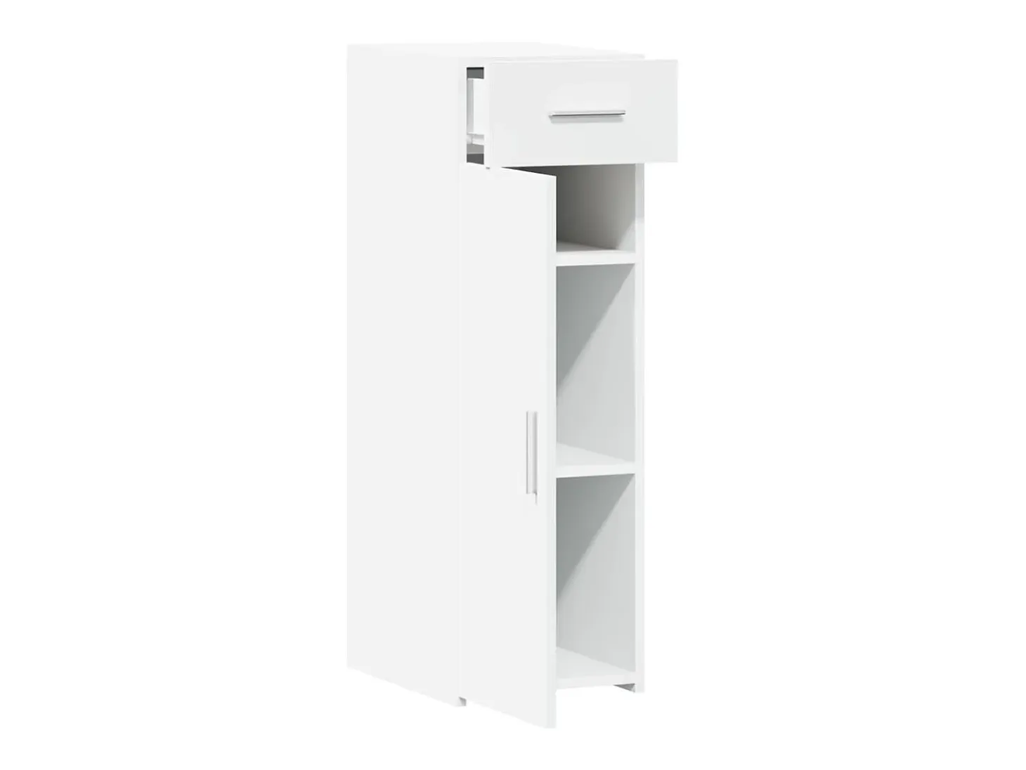 Aparador blanco 30x42,5x93 cm madera contrachapada
