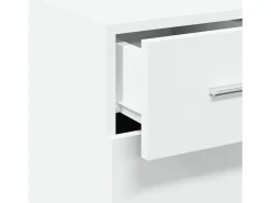 Aparador blanco 30x42,5x93 cm madera contrachapada