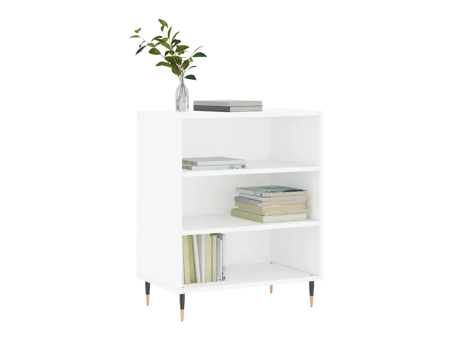 Aparador blanco 57x35x70 cm madera de ingeniería