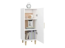 Aparador blanco 34,5x34x90 cm Madera de ingeniería