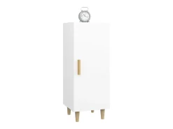 Aparador blanco 34,5x34x90 cm Madera de ingeniería