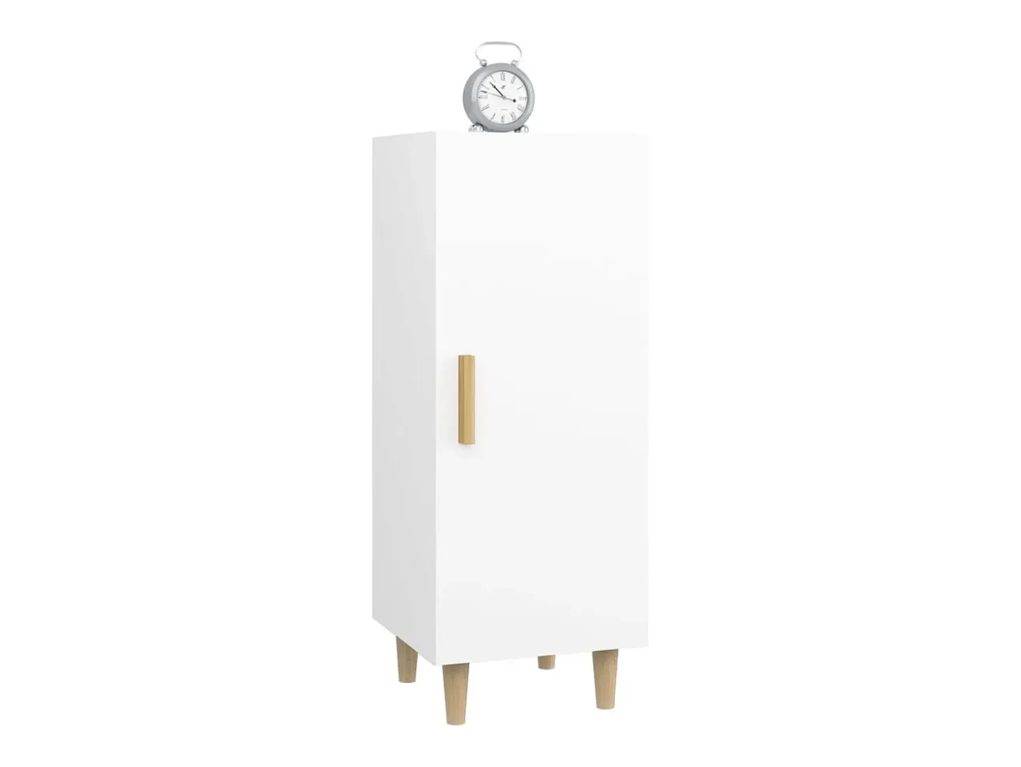 Aparador blanco 34,5x34x90 cm Madera de ingeniería