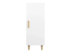 Aparador blanco 34,5x34x90 cm Madera de ingeniería