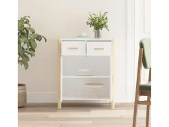 Aparador blanco 62x38x75 cm Madera de ingeniería