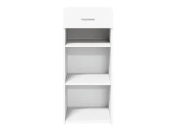 Aparador blanco 40x42,5x93 cm madera contrachapada