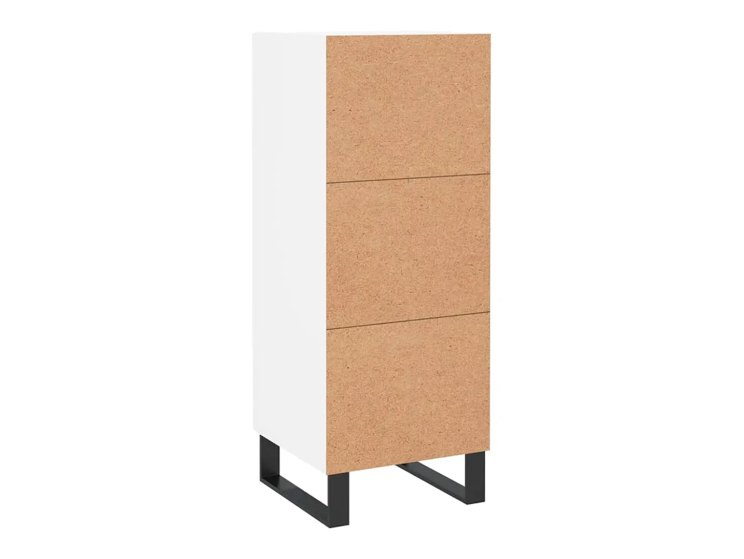 Aparador blanco 34,5x34x90 cm madera de ingeniería