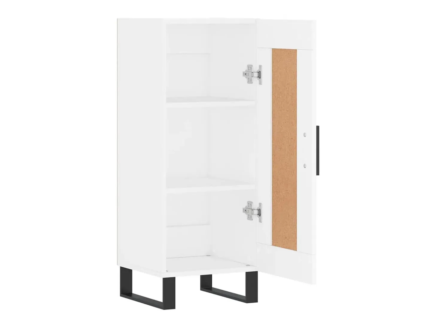 Aparador blanco 34,5x34x90 cm madera de ingeniería