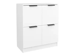 Aparador Blanco 60x30x70 cm Madera de Ingeniería