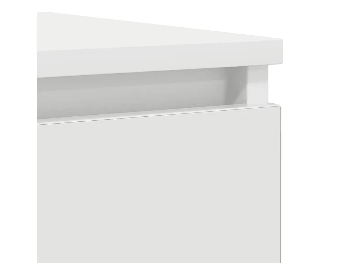 Aparador blanco 37,5x35x99 cm madera de ingeniería