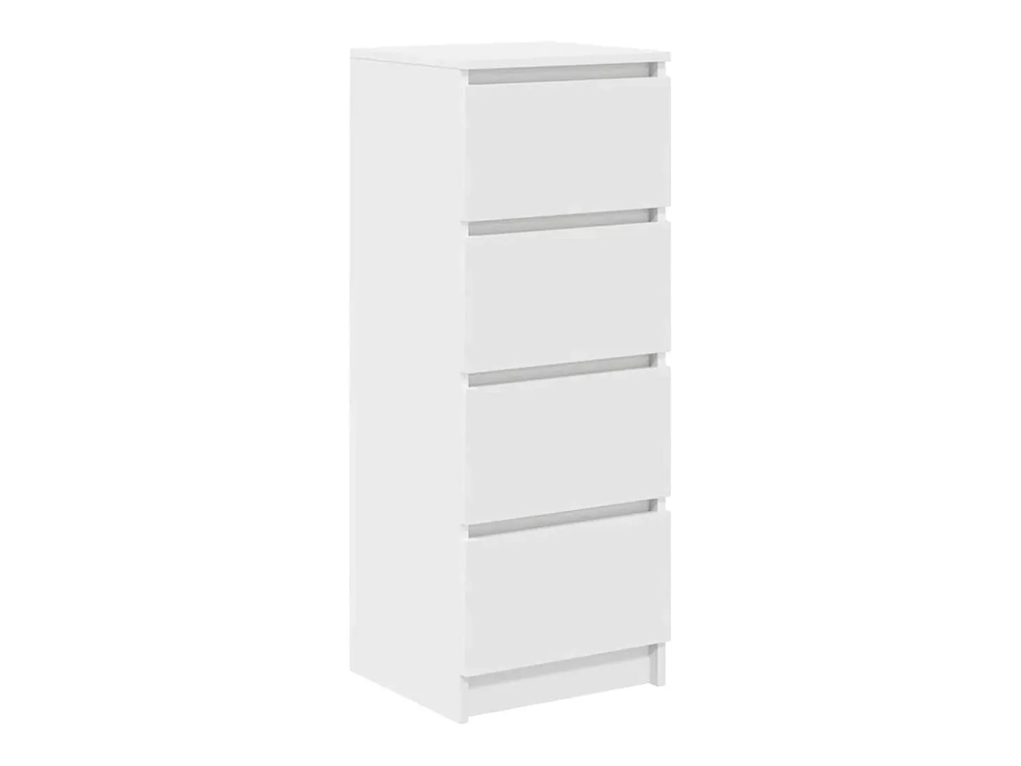 Aparador blanco 37,5x35x99 cm madera de ingeniería